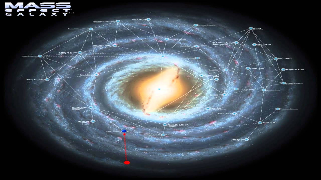 mass effect 3 galaxy map